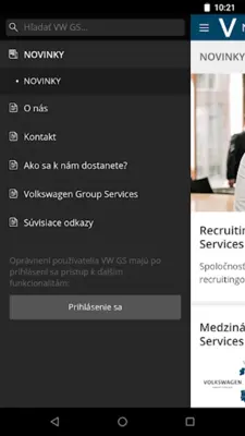 Volkswagen Group Services SK android App screenshot 4